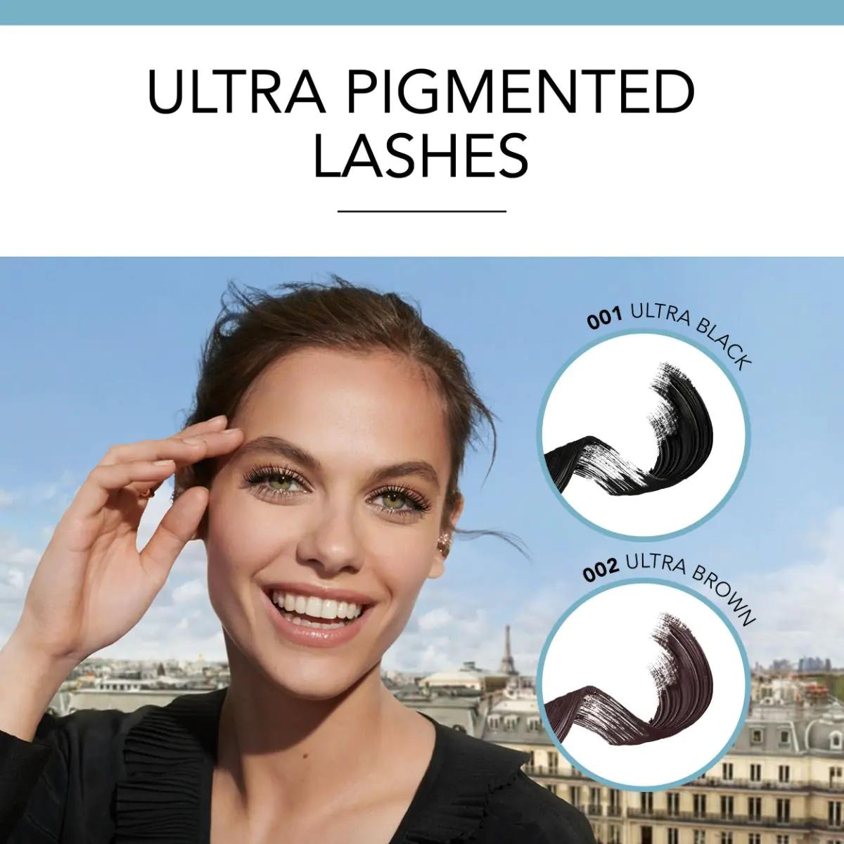 Bourjois Twist Up The Volume blakstienų tušas, itin rudas