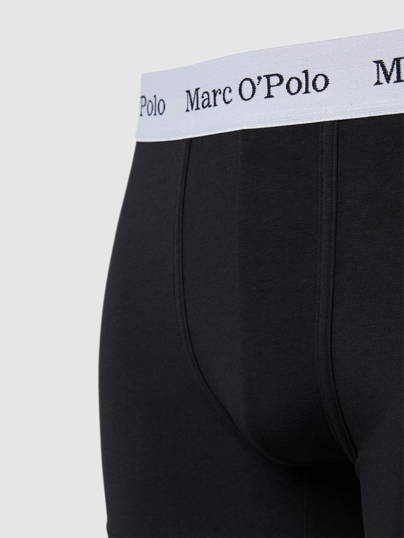Trunks mit elastischem Logo-Bund im 3er-Pack in schwarz