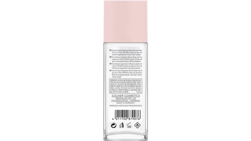 s.Oliver FOR HER Deo Naturalspray 75 ml