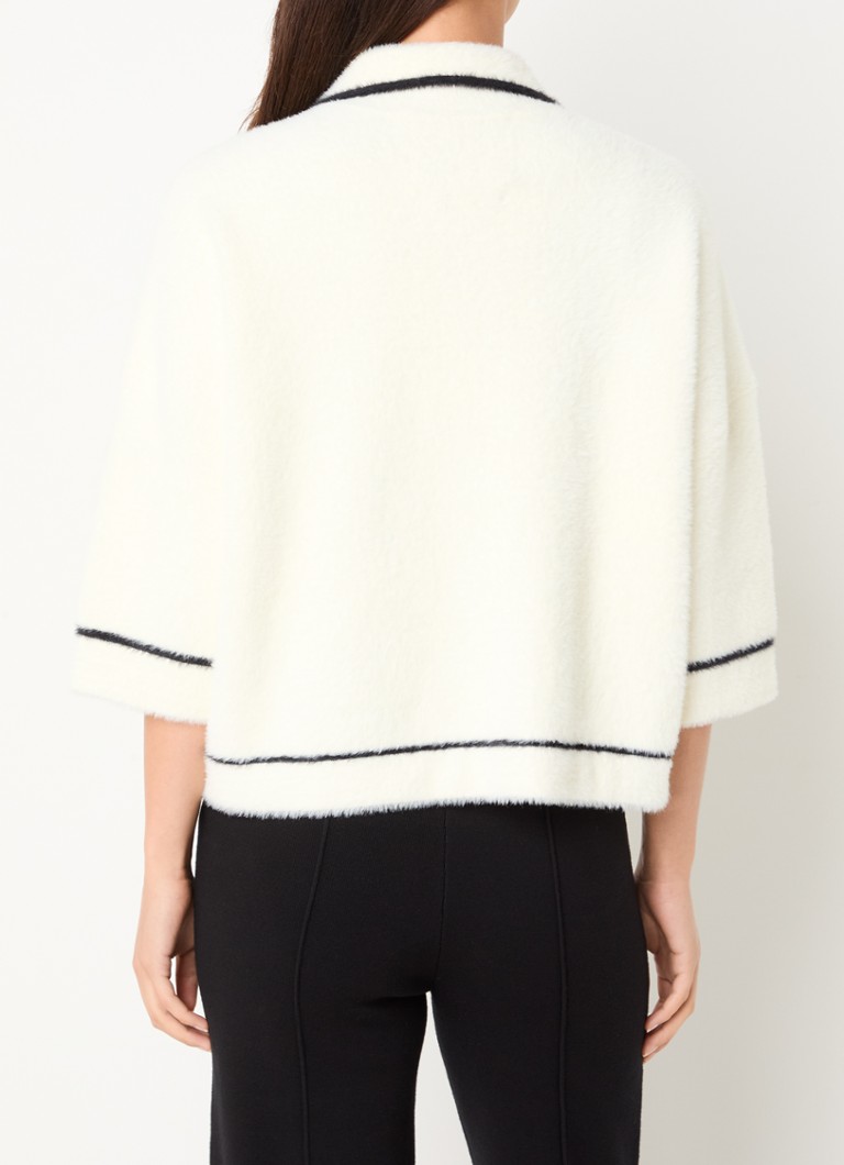 Vestă Essentiel Antwerp Galena Fine Knit cu buzunare cu clapă