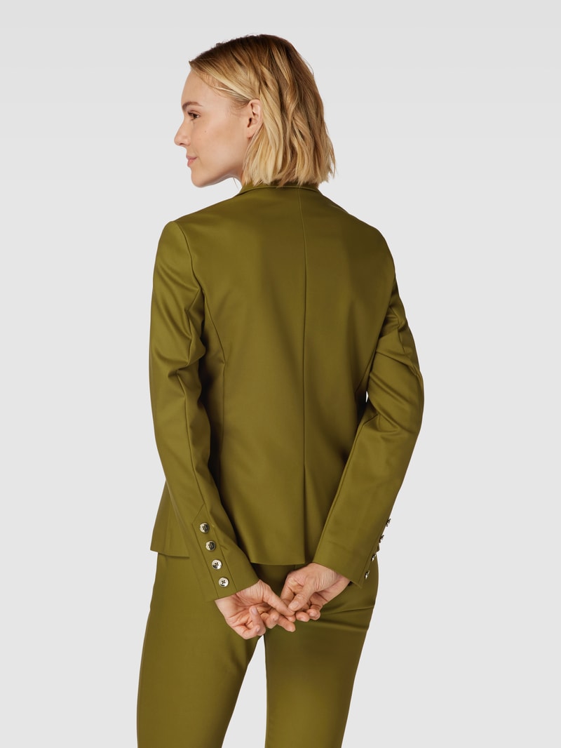 Blazer mit Label-Detail Modell 'Blake' in schilf