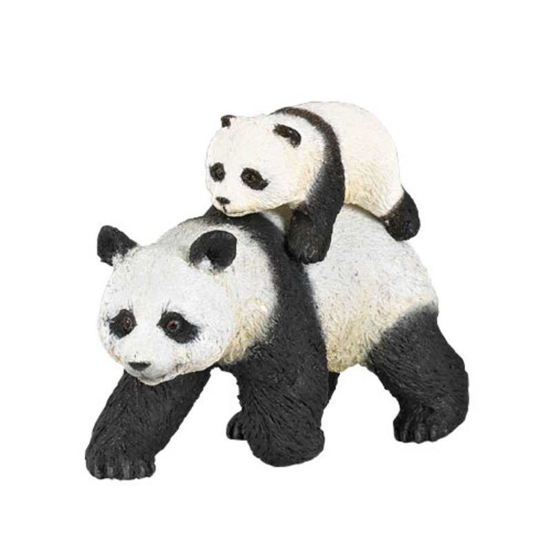 Figurine panda et son bébé Papo