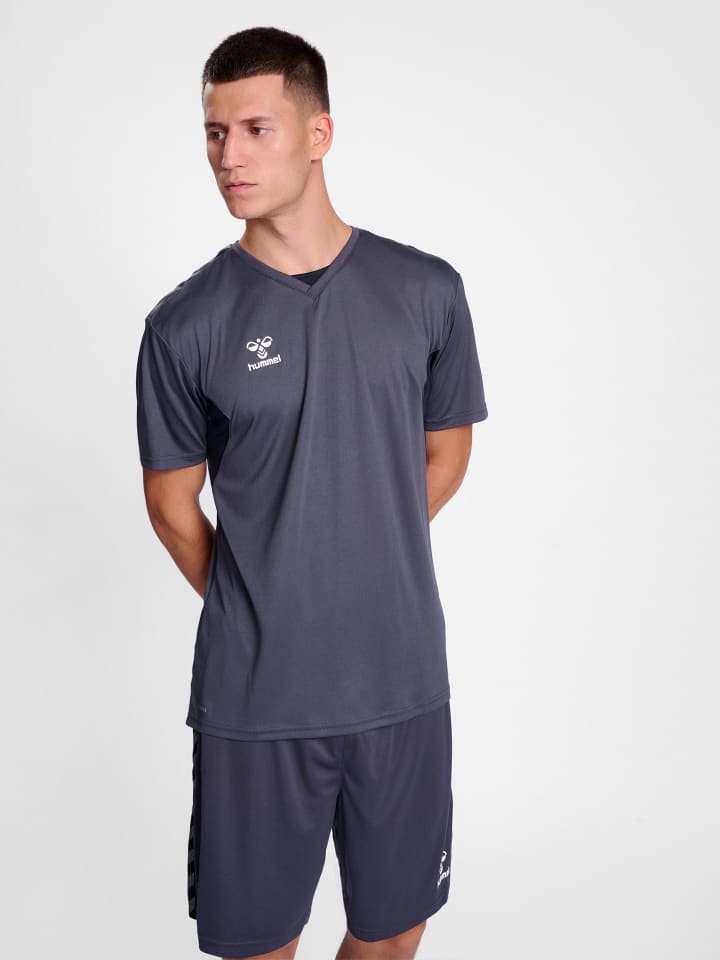 Hummel Hummel T-Shirt Hmlessential Herren in STEEL GRAY günstig kaufen