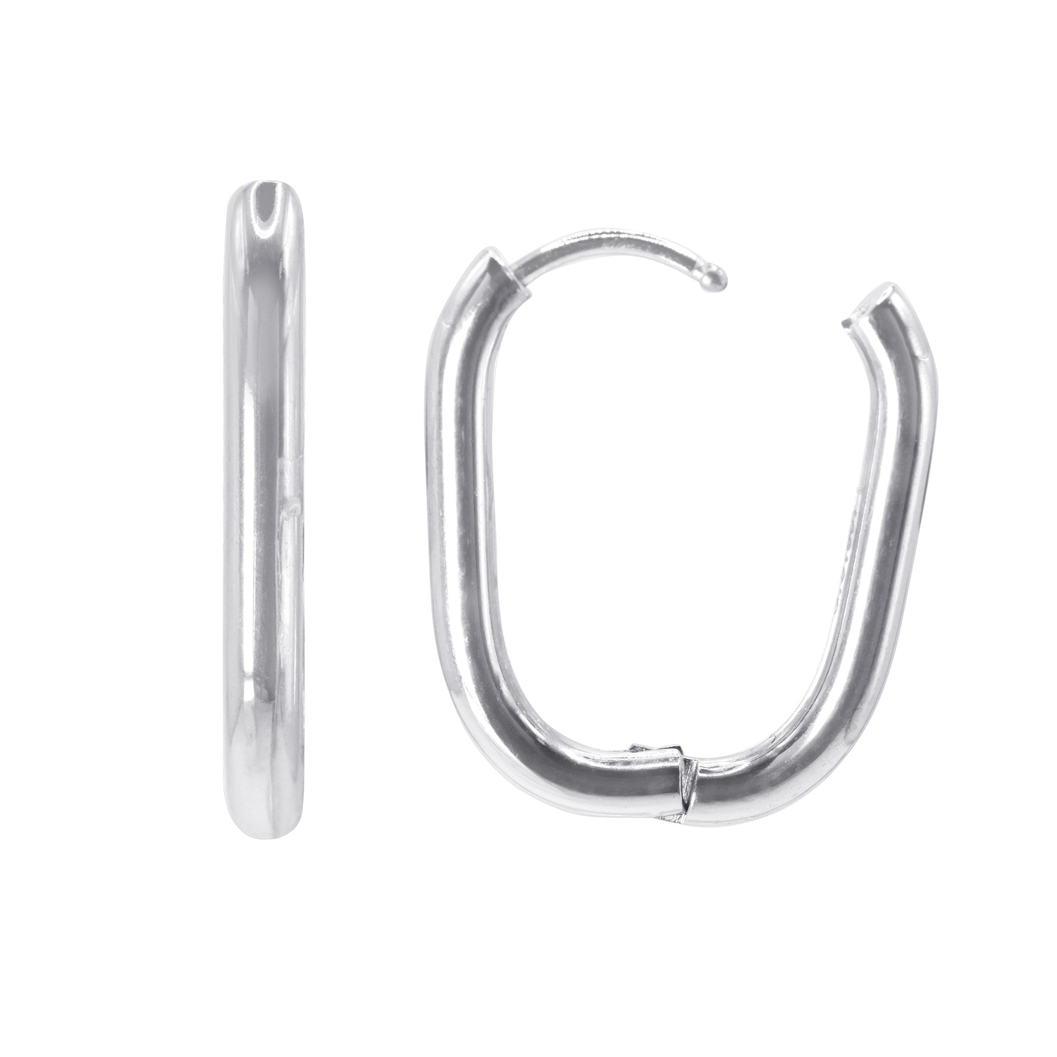 Heideman Lare polished silver-colored earrings