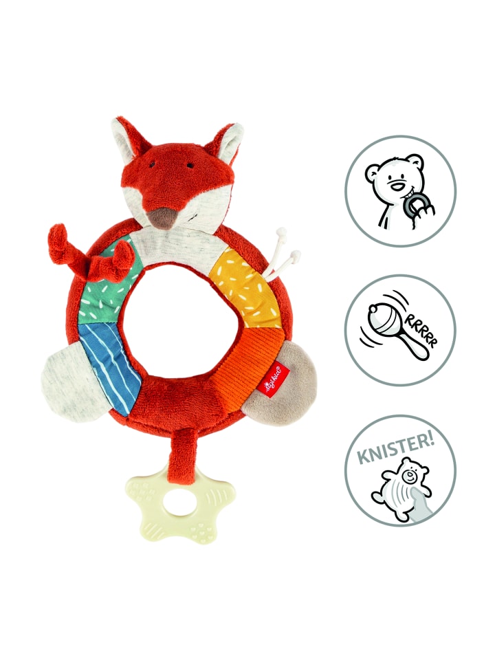 Sigikid Aktiv-Greifling Fuchs in rot/mehrfarbig günstig kaufen onesize