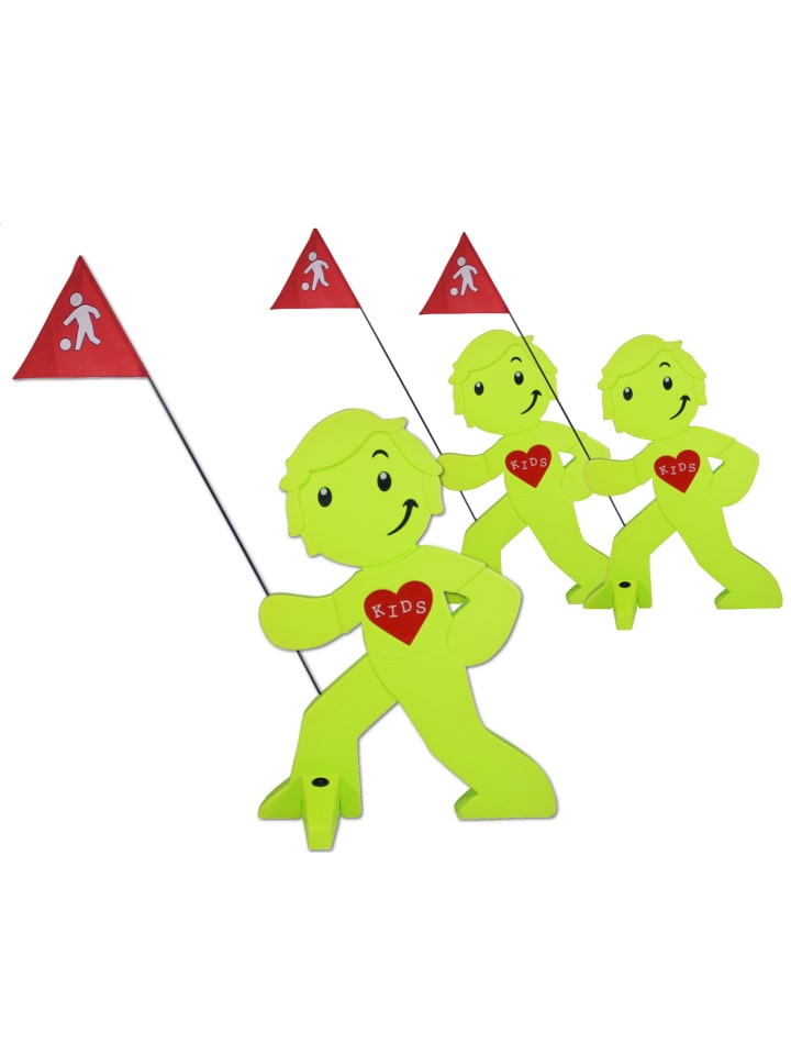 StreetBuddy StreetBuddy Warnfigur für Kindersicherheit in Grün, 3-er Pack günstig kaufen onesize