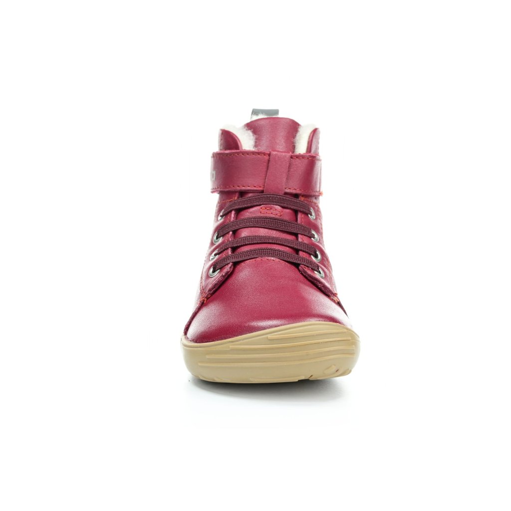 Be Lenka Winter Kids Dark Cherry Red Winter-Barfußschuhe