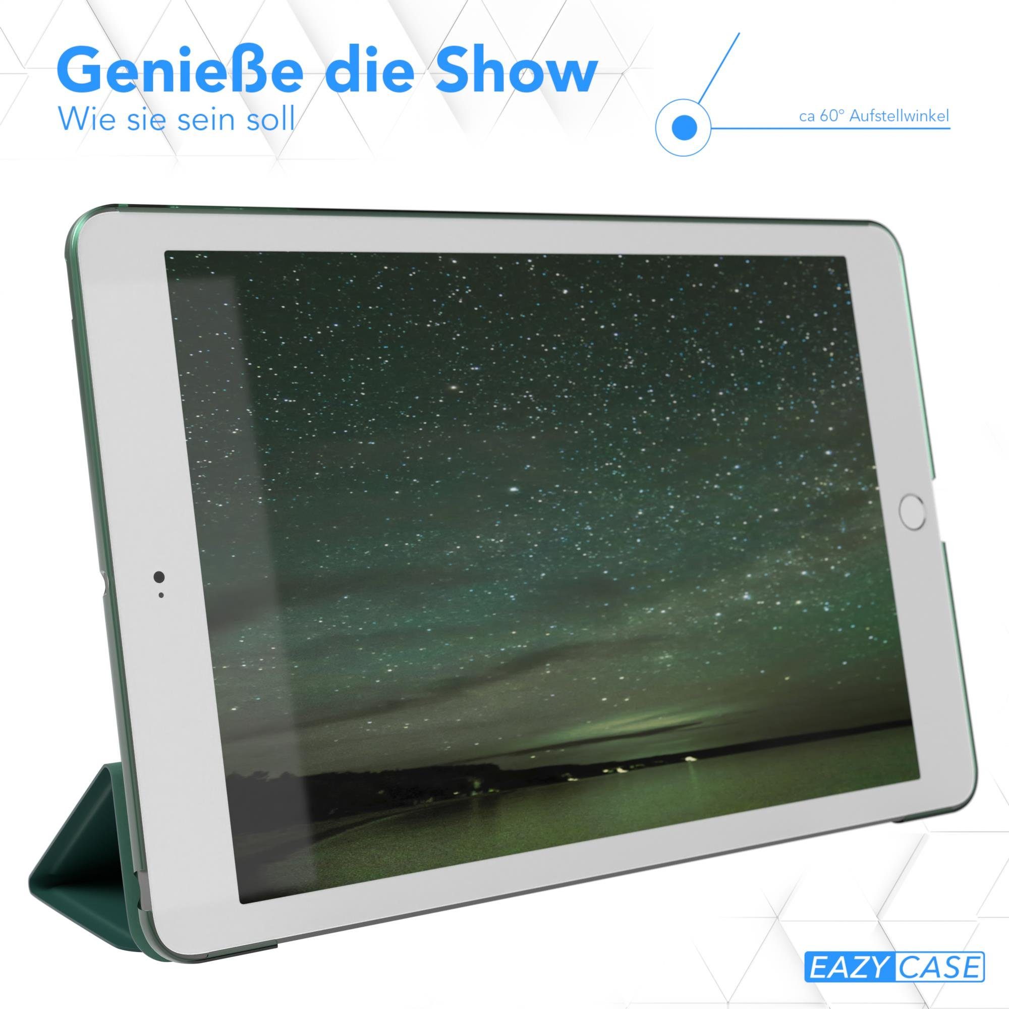 EAZY CASE Tablet-Hülle Smart Case für Apple iPad Mini 4. / 5. Generation 7,9 Zoll, Tablet Schutzhülle aufstellbar Flip Cover Bookstyle Hülle Dunkelgrün