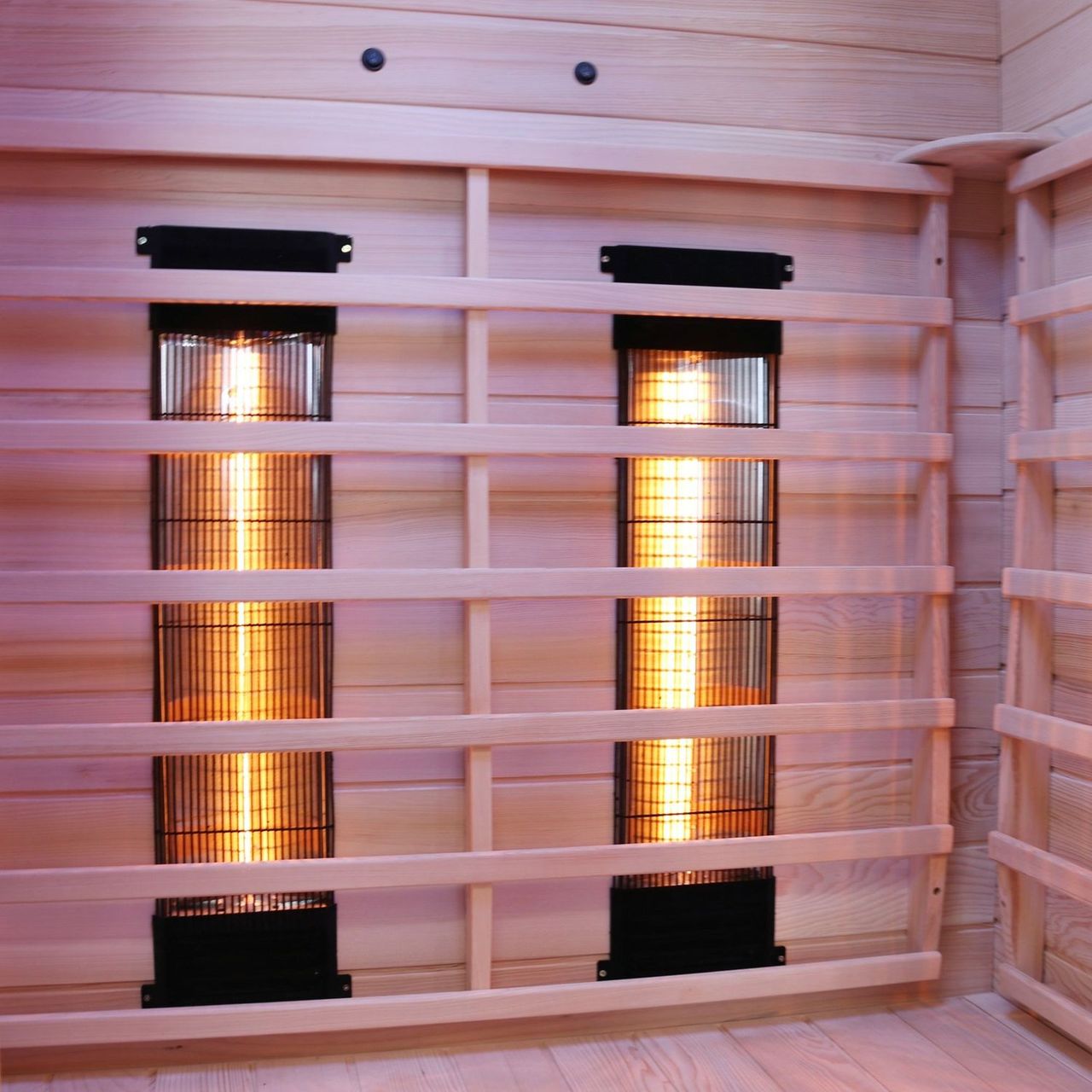 TroniTechnik Dewello® Infrarotkabine Infrarotsauna Wärmekabine LAKEFIELD 3 140cm x 140cm 5 Vollspektrumstrahler