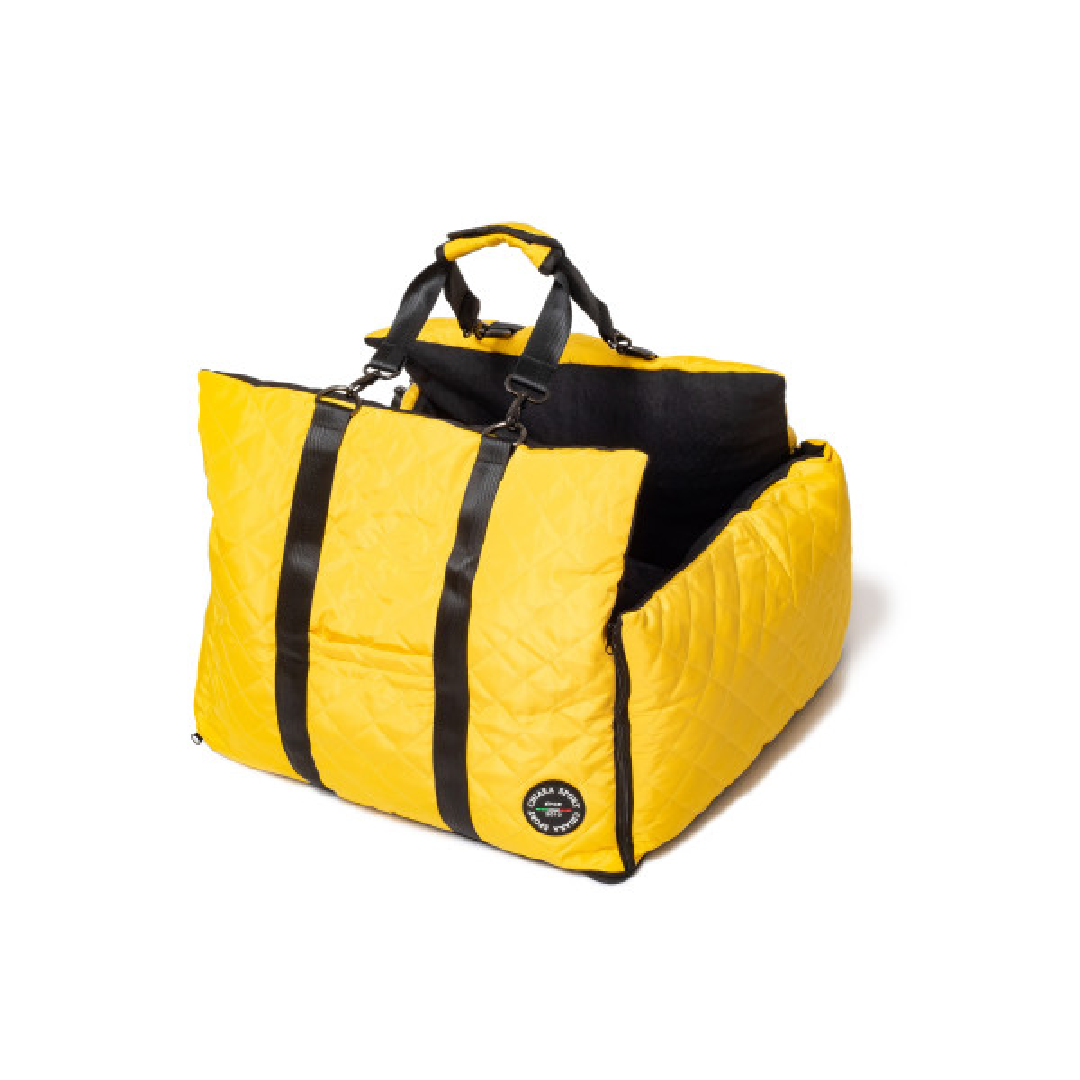 Chiara Tragetaschen Chiara Auto- Hundetasche LIV gelb