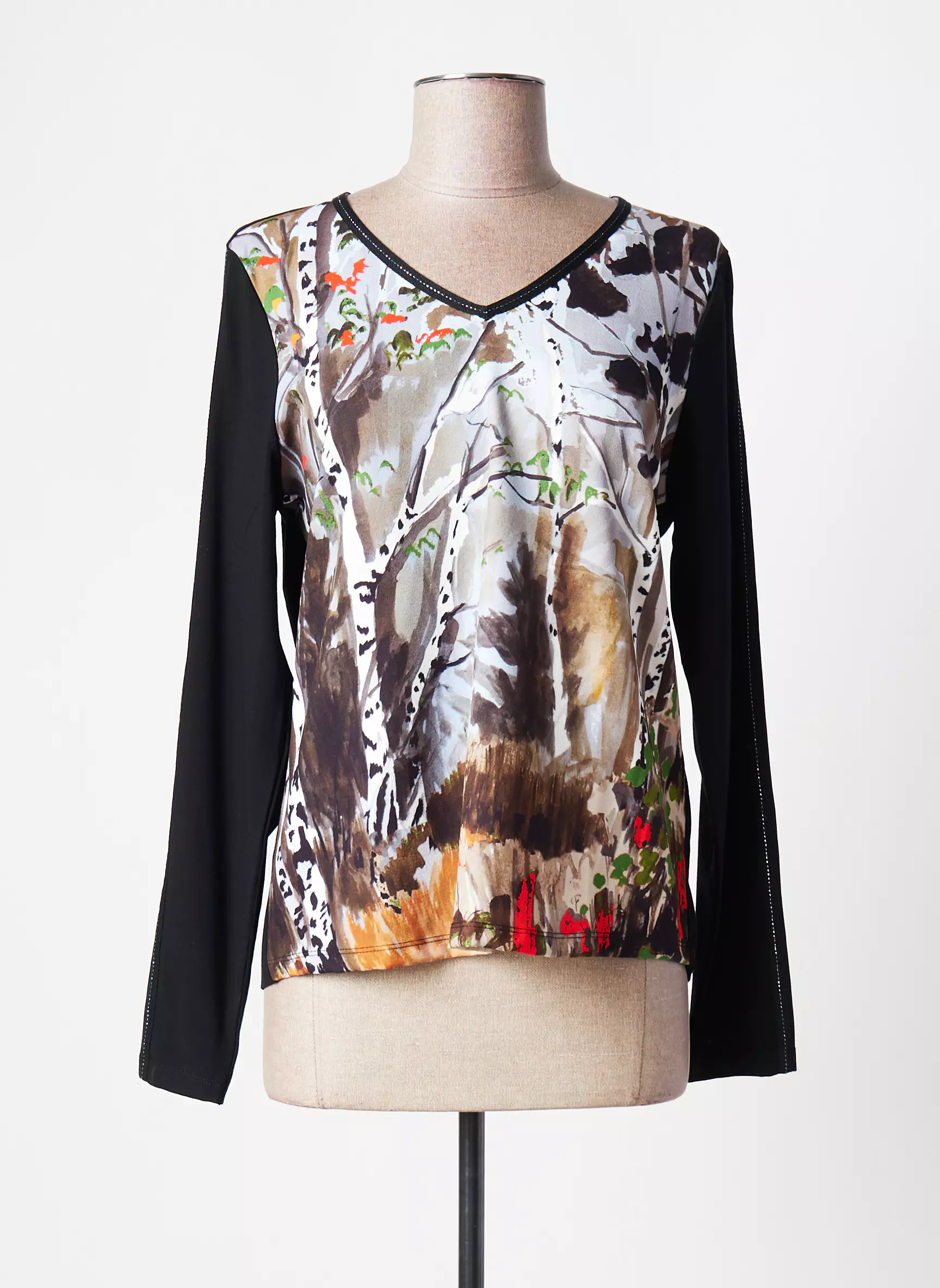 Maloka Tshirts Femme couleur noir