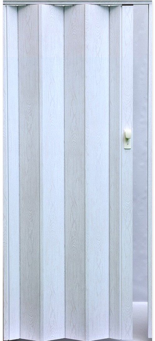 Vivaldi Falttür Schiebetür weiss gewischt Schloss H. 203 cm B. bis 100,8 cm royal281