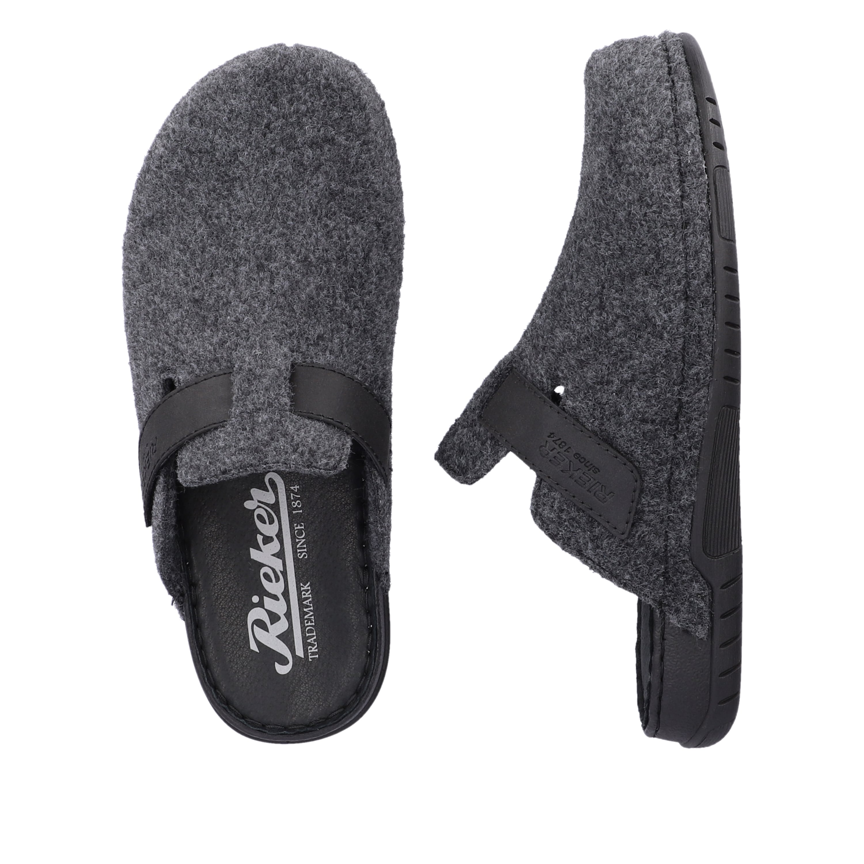 Rieker Herren Clogs granitgrau