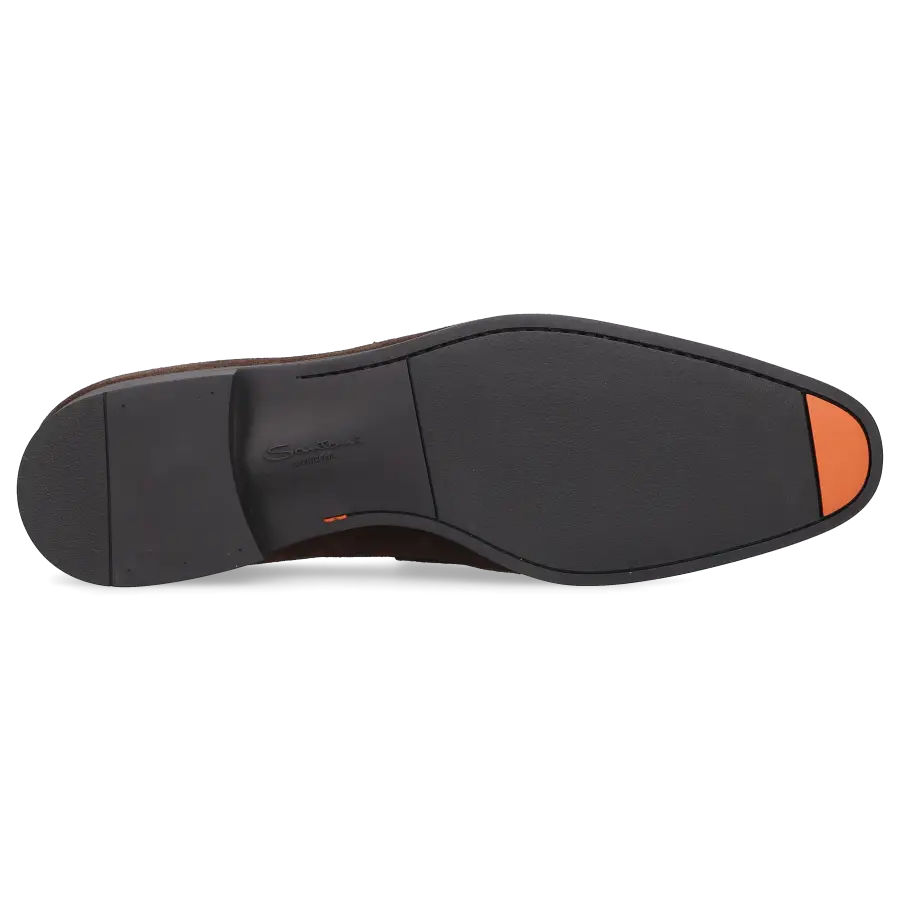 Santoni - Loafer 17944 Veloursleder - braun