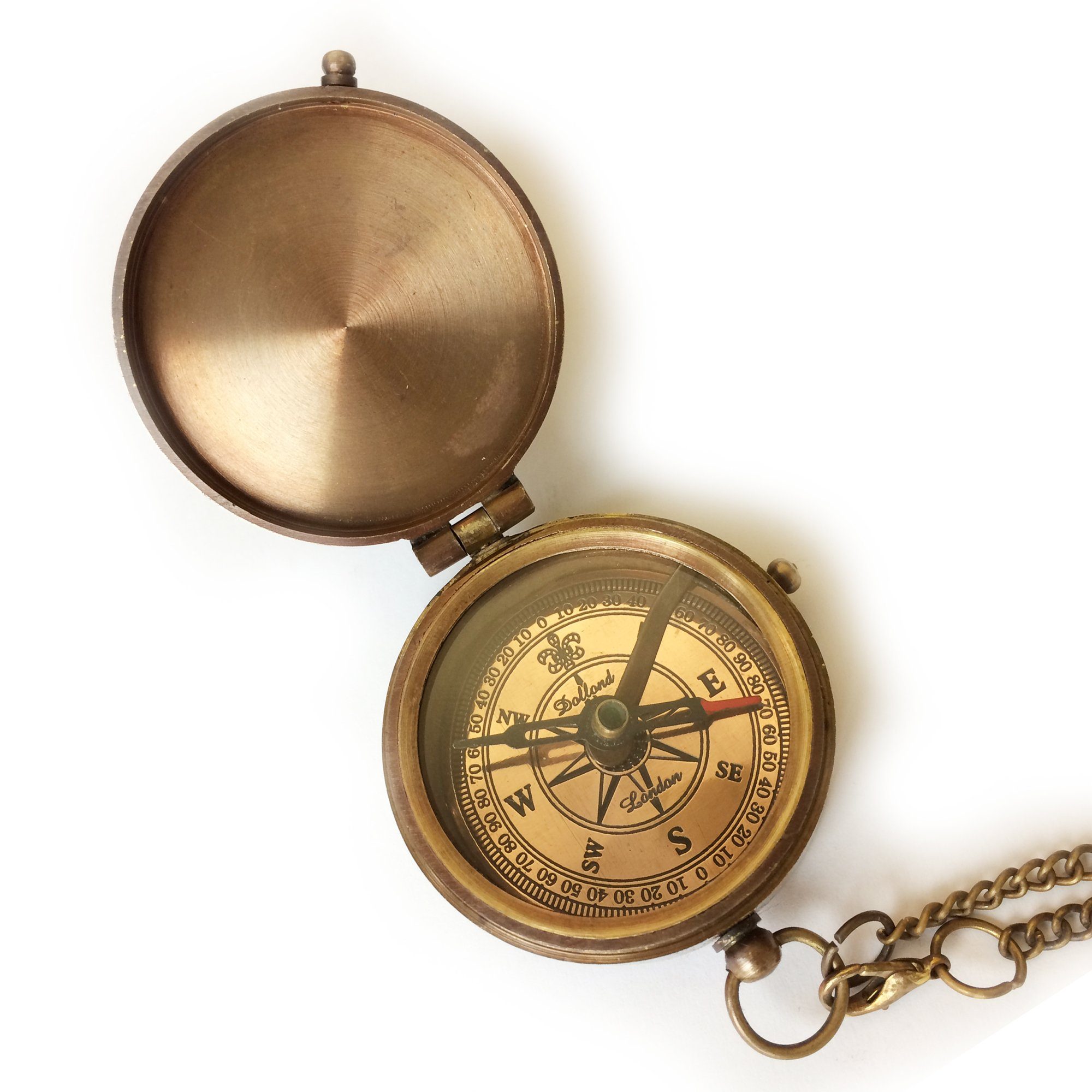 elbedruck Kompass Kompass Messing Vintage Optik mit oder ohne Gravur verschiedene Designs Anlässe mit Ledertasche tolle Geschenkidee Geschenkbox