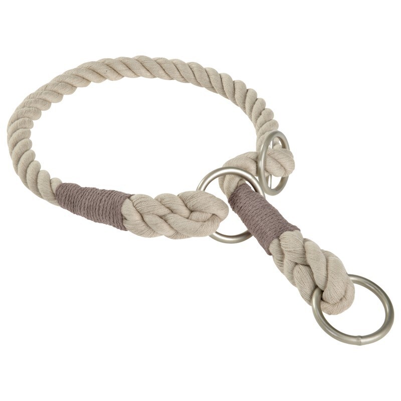 Naturally Good Hundehalsbänder Naturally Good Tau-Halsband beige L