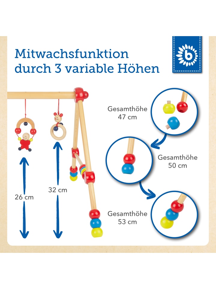 Bieco Spielwaren Spielbogen aus Holz in Mehrfarbig günstig kaufen onesize