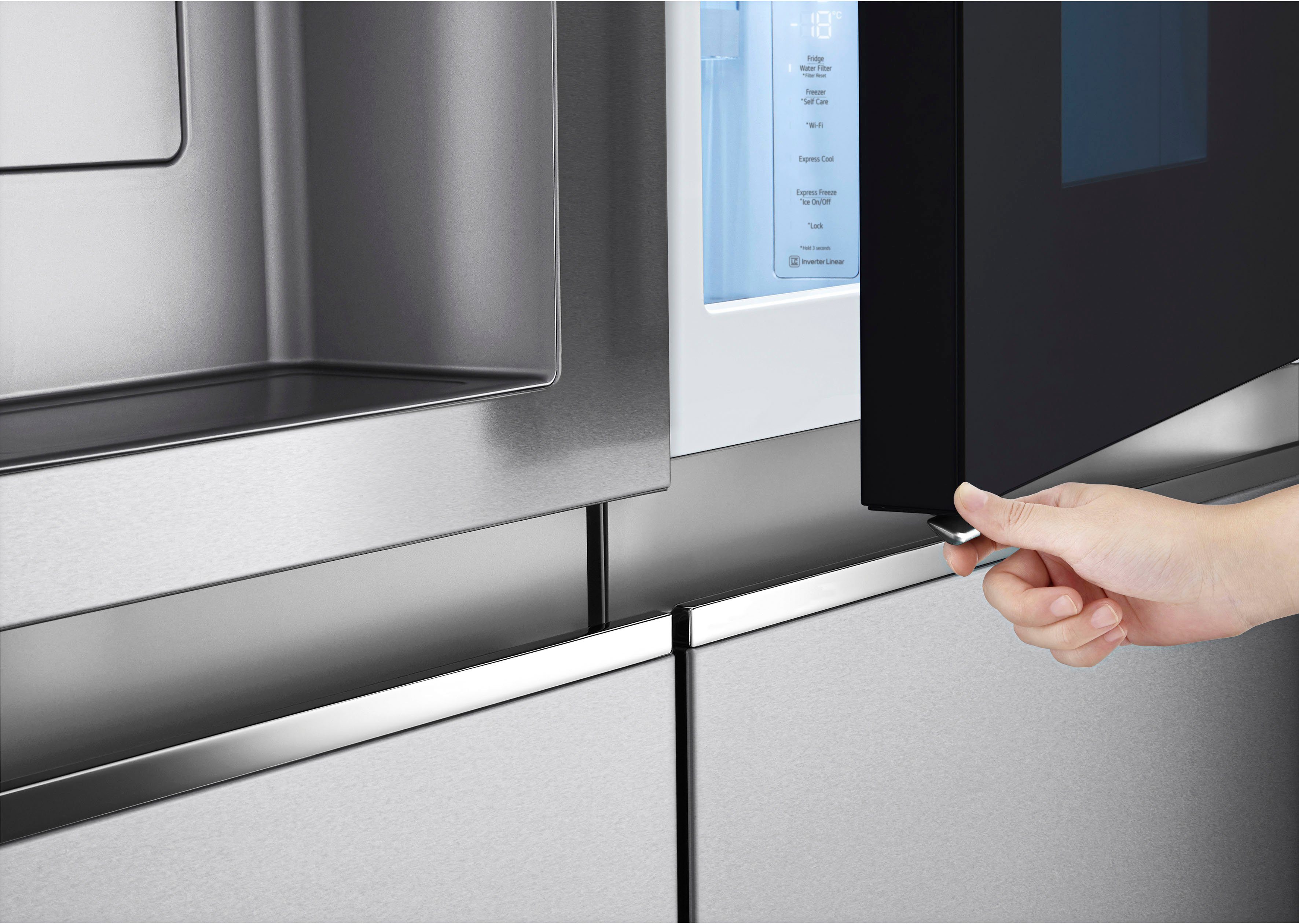 LG Side-by-Side GSXV90BSAE, 179 cm hoch, 91,3 cm breit, InstaView™