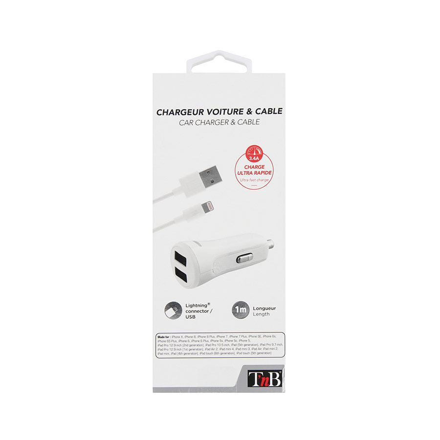 USB-Charger mit Lightning-Kabel von t'nb - ATU
