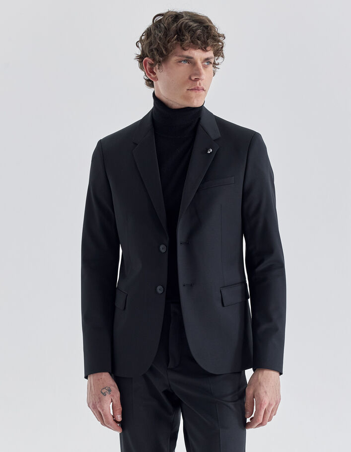 Veste de costume noire TRAVEL SUIT Homme