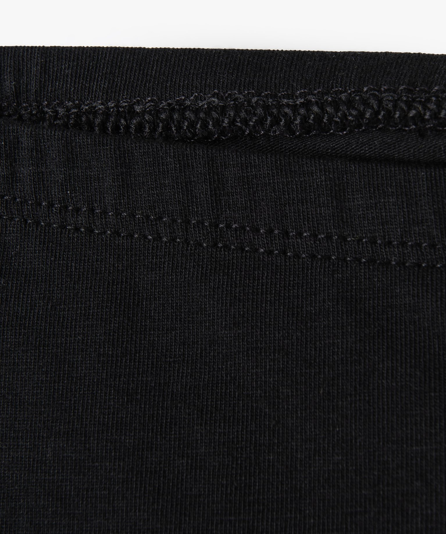 Legging fille court uni à taille élastiquée noir | GEMO