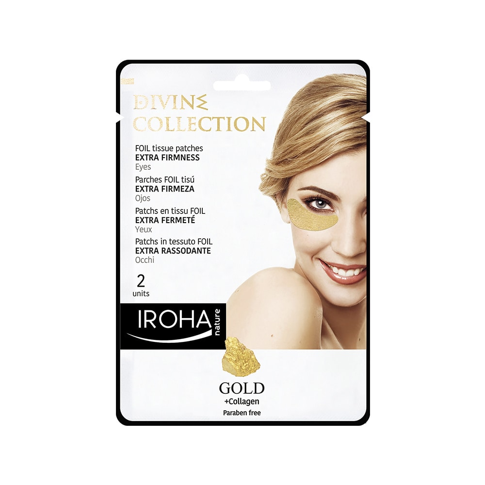 iroha PATCHS POUR LES YEUX - EXTRA FERMETÉ – Or 24K + Collagen + Q10 Patchs pour les yeux - Foikl