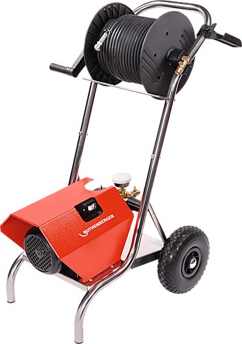 Rothenberger 76020 HD 13/100 Koldtvandshøjtryksrenser med slangeopruller 100 bar