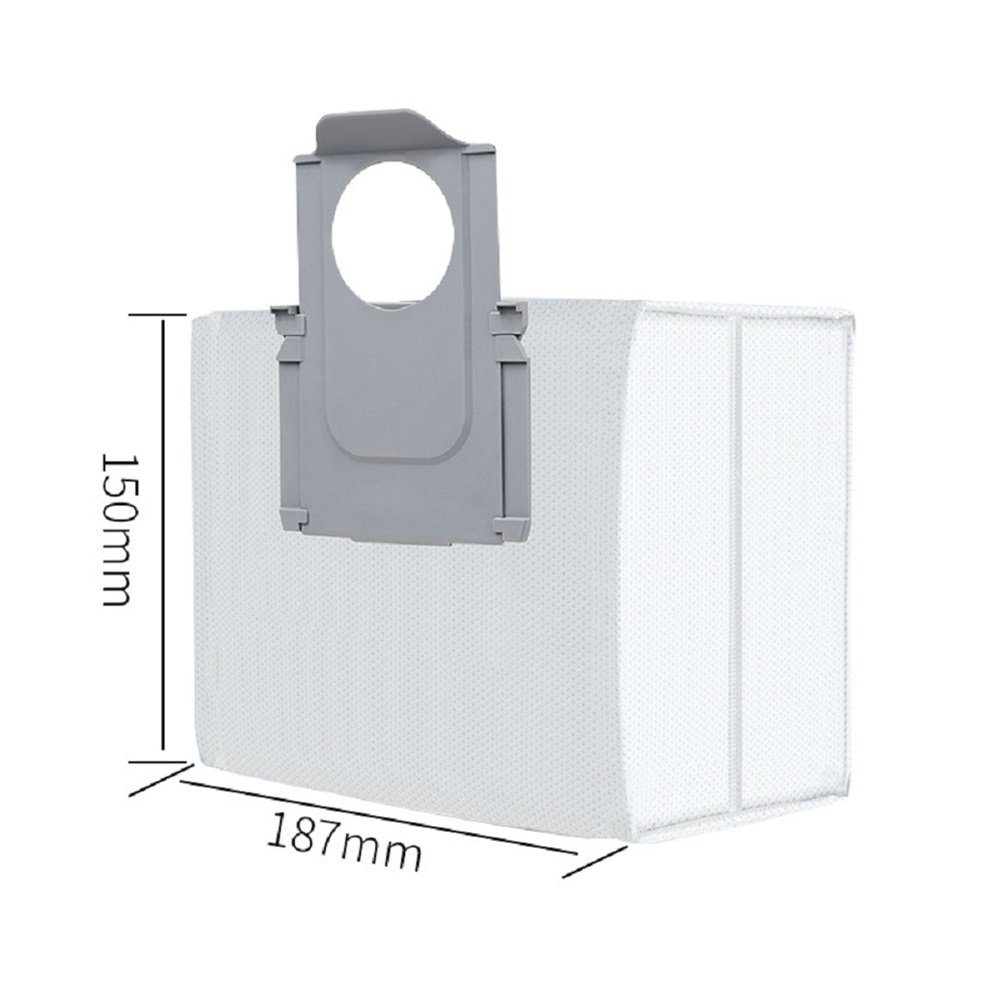 Roborock Saugroboter Zubehör-Set Roborock Zubehörsatz, Zubehör für Roborock S7 Max Ultra, S7 Pro Ultra, S8 Pro Ultra, Q7 Max+, S7 MaxV Ultra, Staubbehälter, Staubbox, 2 pcs Staubbeutel