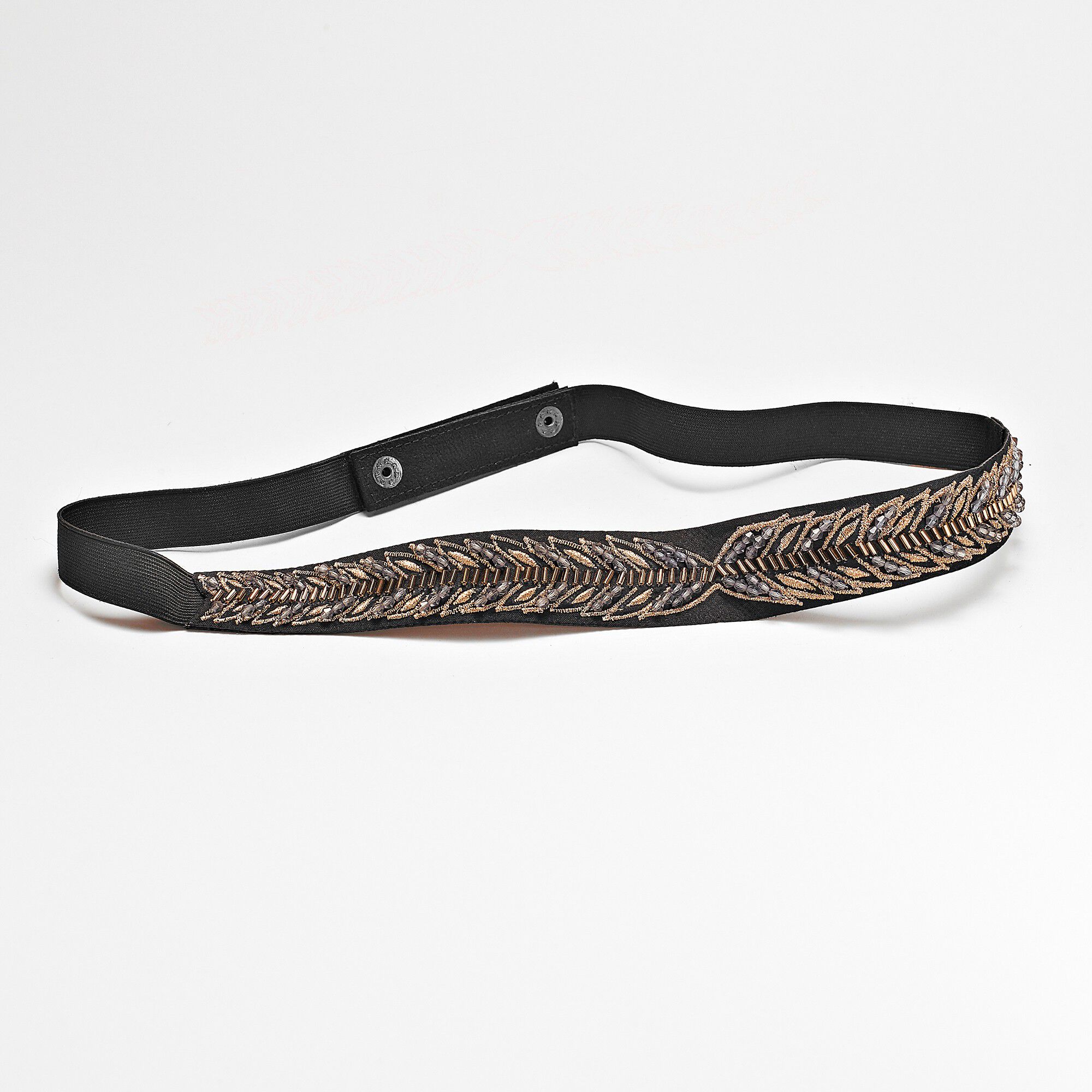 Ceinture réglable à perles fantaisie