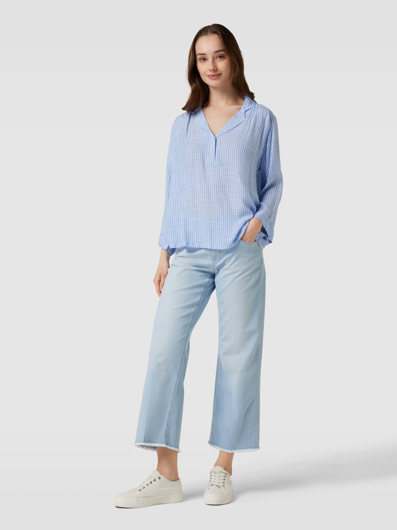 Jeans im 5-Pocket-Design Modell 'LINN FRINGE' in hellblau