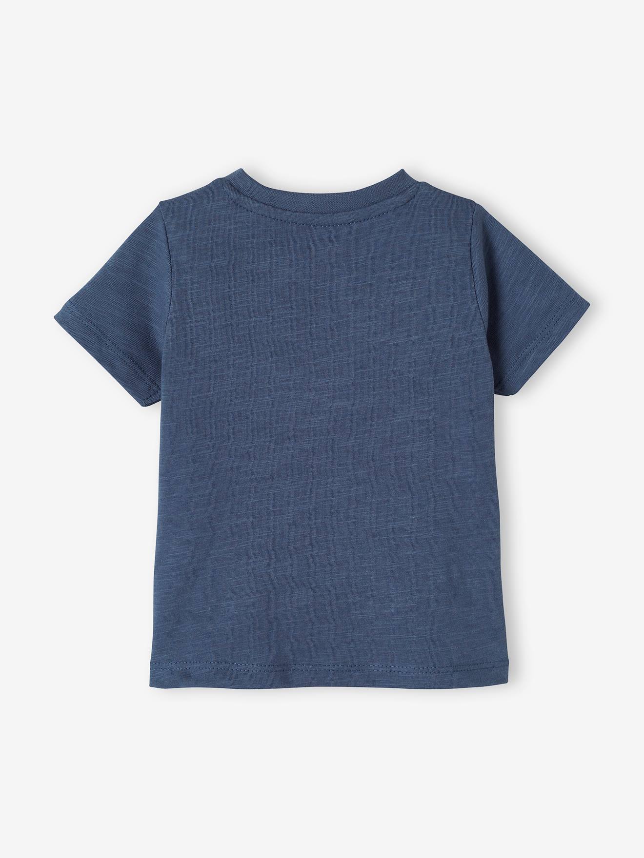 T-shirt imprimé bébé garçon bleu jean