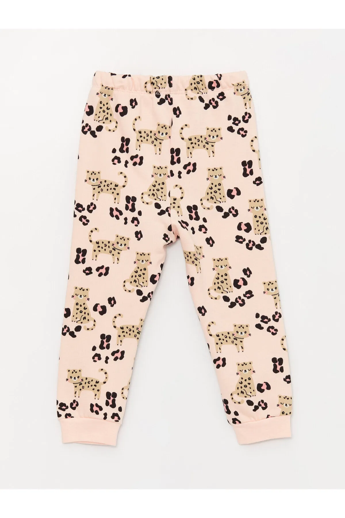 LC Waikiki  Bedrucktes Baby-Pyjama-Set mit Rundhalsausschnitt