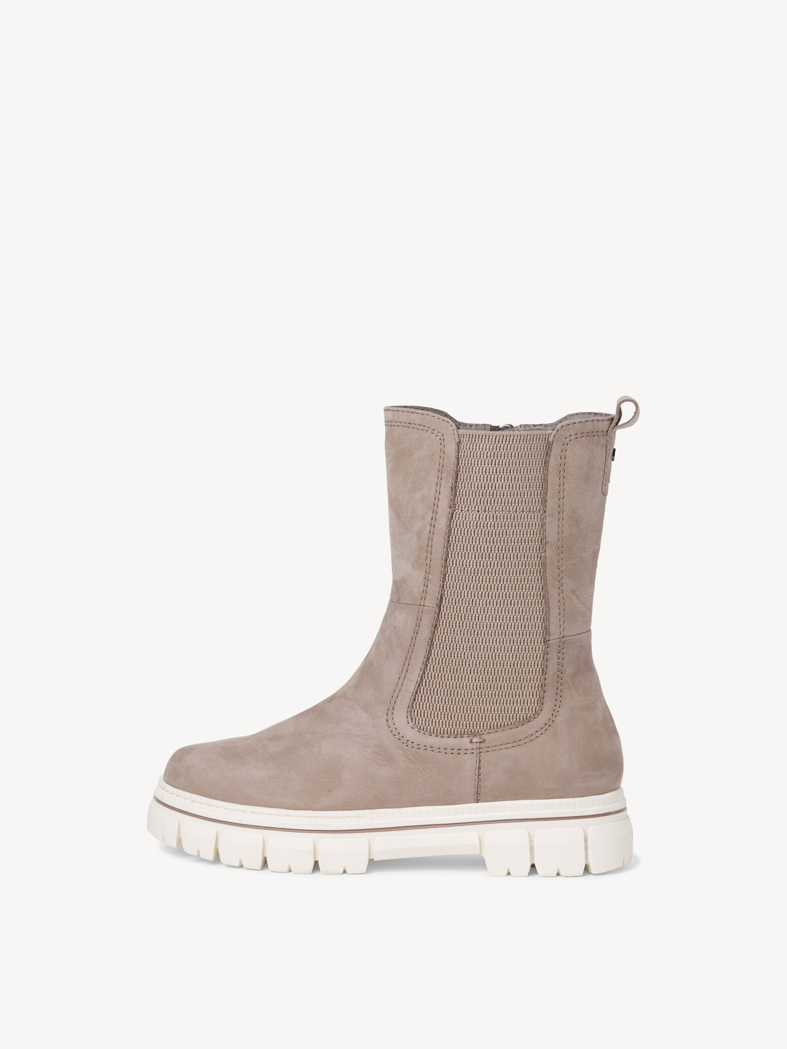 Bottine Chelsea en cuir - marron