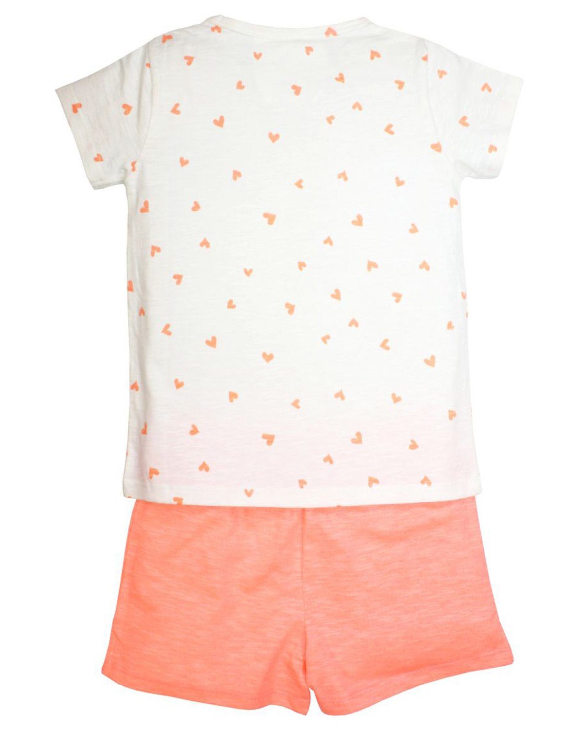 BONDI Trachtenbluse Shorty - Schlafanzug 'Pferde-Motiv' 36230, Weiß A