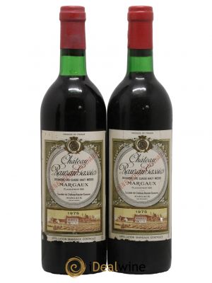 Château Rauzan-Gassies 2ème Grand Cru Classé  1975 - Lot de 2 Bouteilles