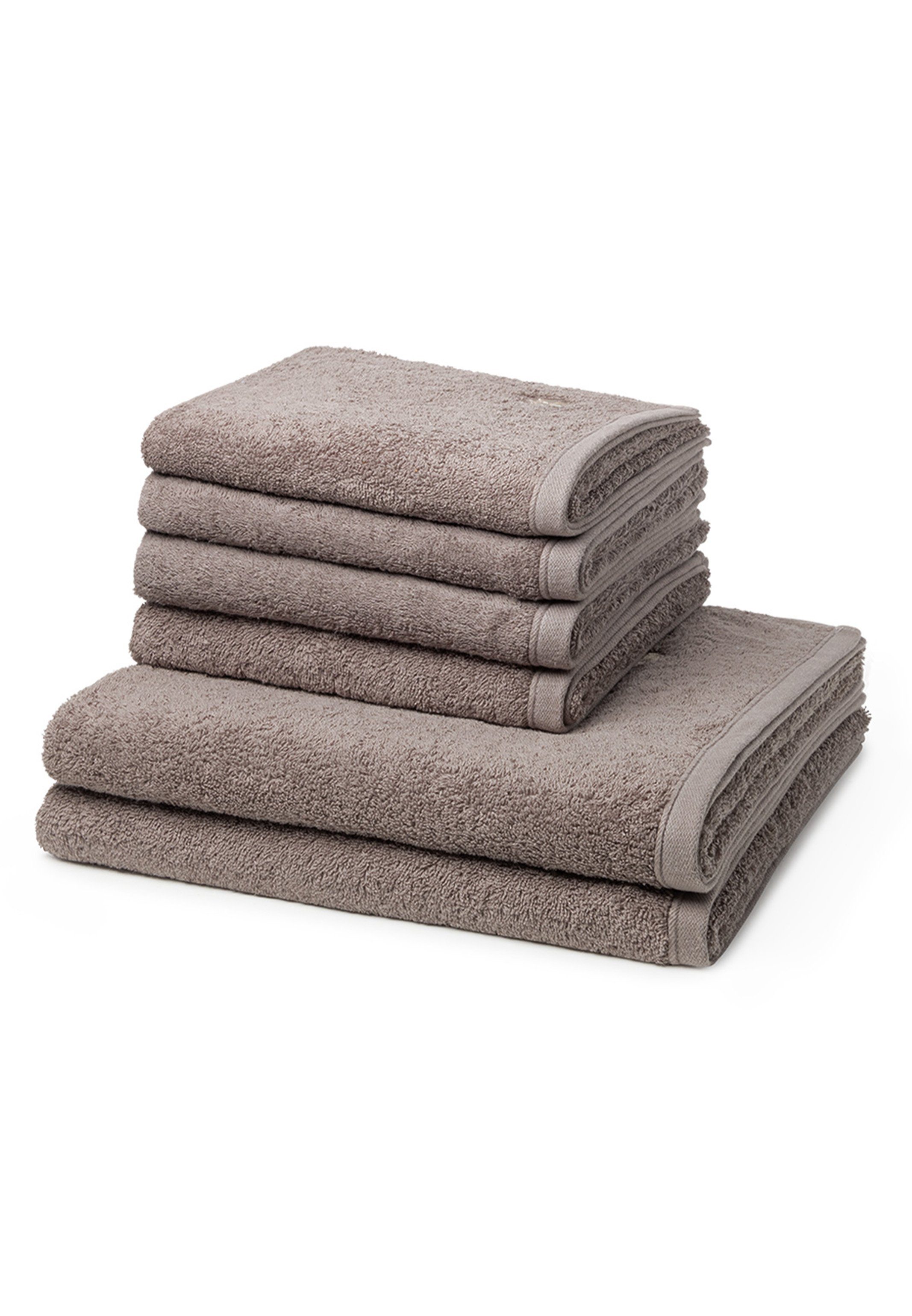 ROSS Handtuch Set Vita, Walkfrottee, (Spar-Set, 6-tlg), 4 X Handtuch 2 X Duschtuch - im Set - Baumwolle - Weich und saugstark