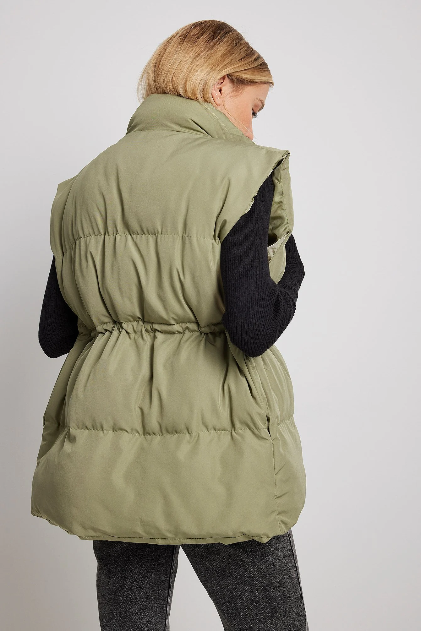Oversized gefütterte Weste