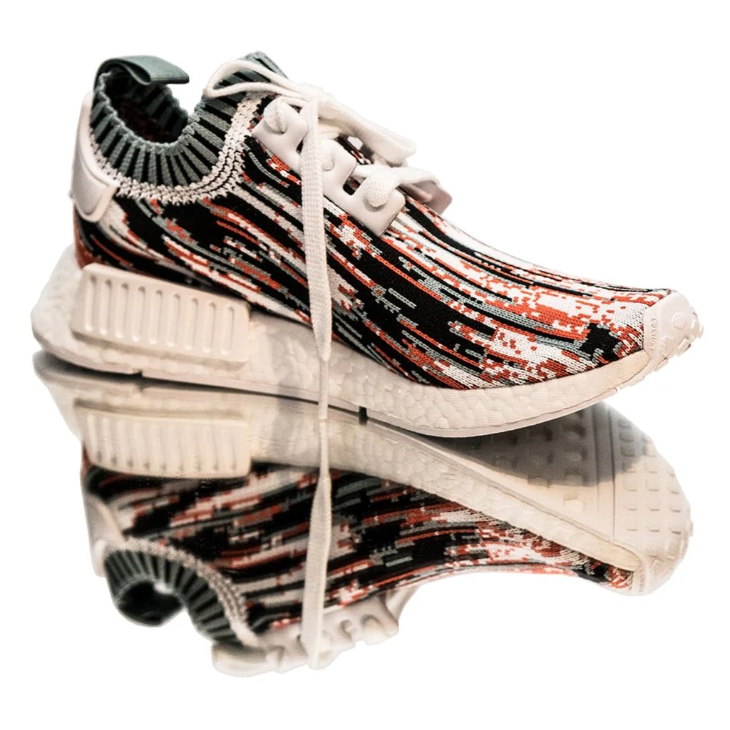 NMD R1 Sneakersnstuff Datamosh Collegiate Orange