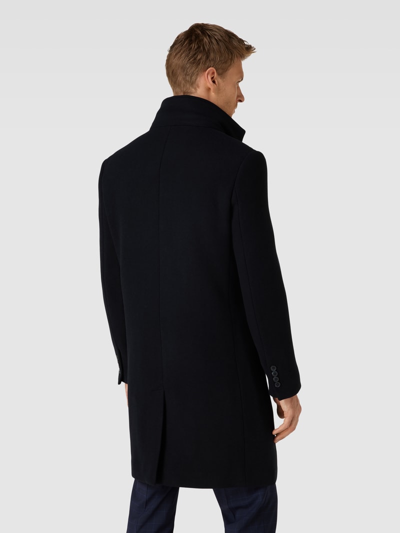 Mantel im Double-Layer-Look Modell 'JOSEPH' in schwarz
