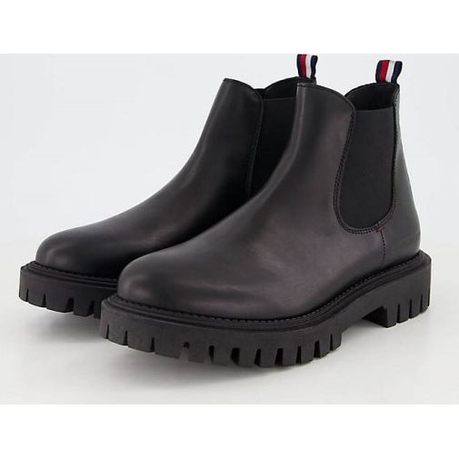 TOMMY HILFIGER Herren Stiefeletten PREMIUM CASUAL CHUNKY LTH CHELSEA BOOTS