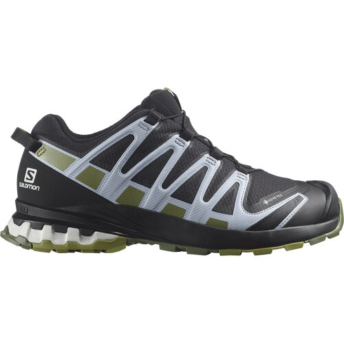 DAMEN TRAILRUNNINGSCHUHE SHOES XA PRO 3D V8 GTX W BLACK/GREEN MOS