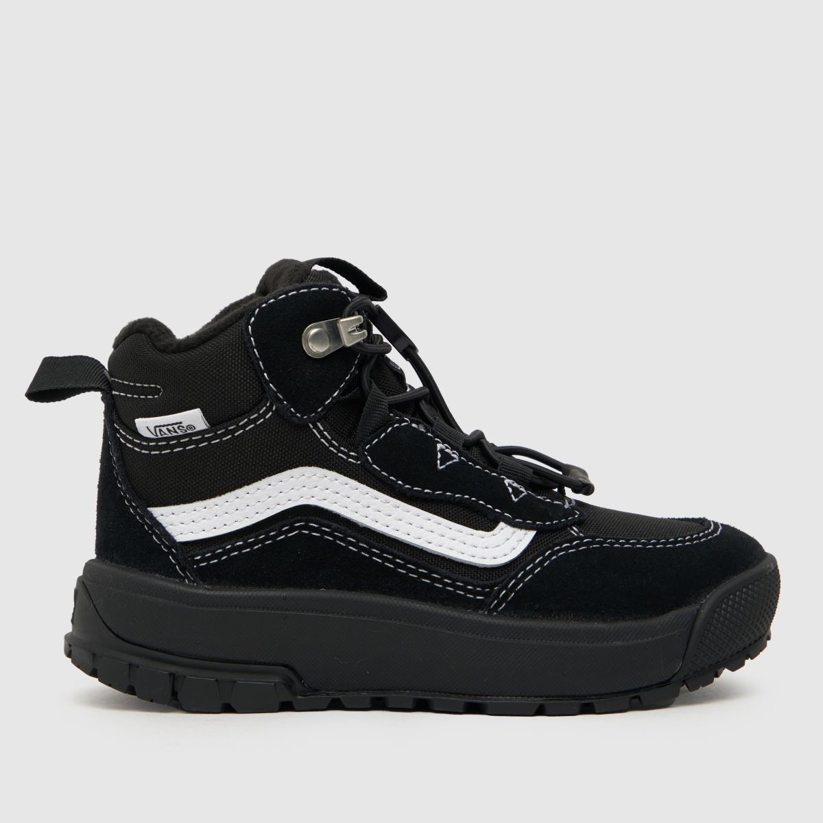 Vans svarta och vita ultrarange hi mte-1 pojkar junior träningsskor