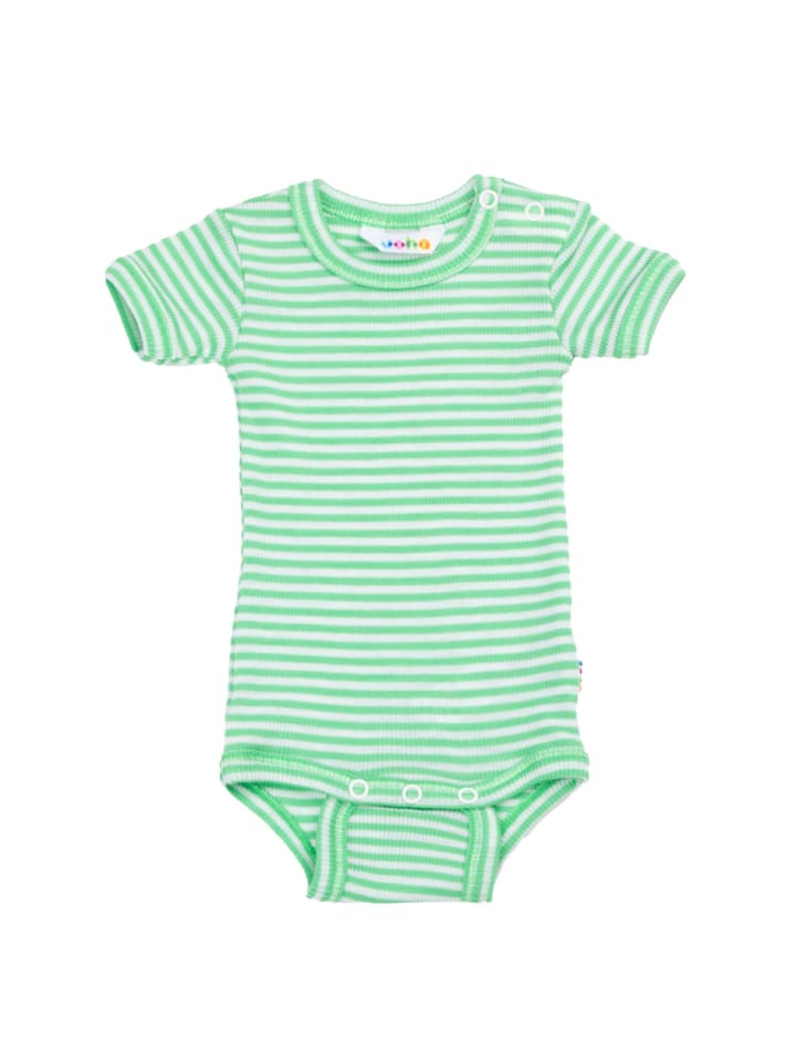 Joha Kurzarmbody aus Merinowolle/Seide in green günstig kaufen