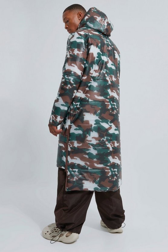 Transparente Camouflage Steppjacke
