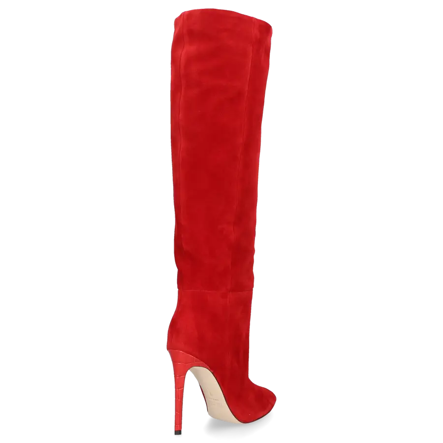 Paris Texas - Stiefel PX133 Veloursleder - rot