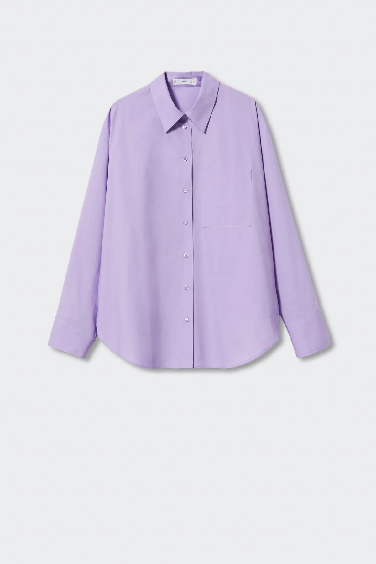 MANGO  Lila Damenhemd 37022506