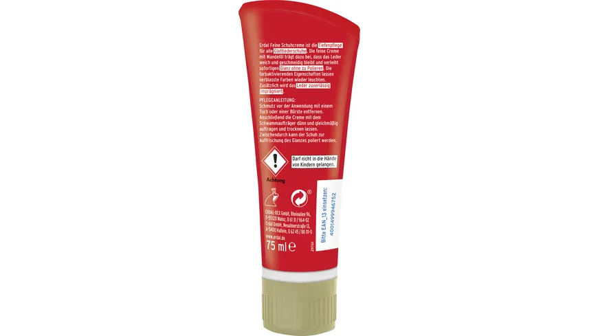 Erdal Tubencreme schwarz 75 ml 75 ml