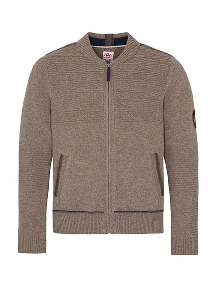 Spieth & Wensky Strickjacke TALHEIM in braun günstig kaufen 3XL