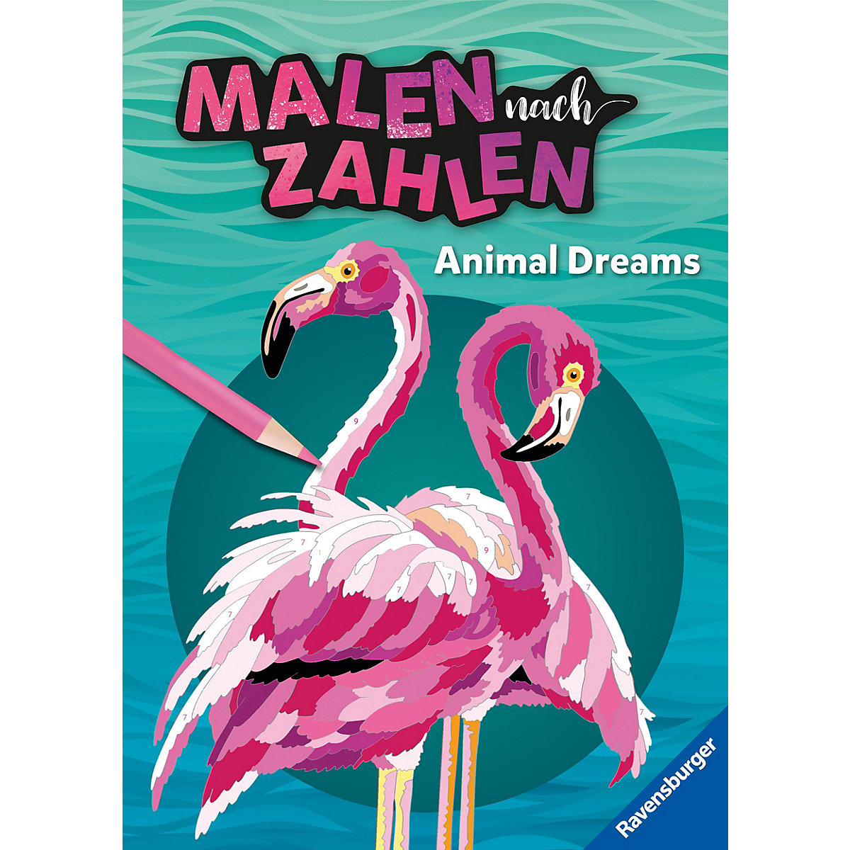 Ravensburger Malen nach Zahlen Animal Dreams - 64 Seiten - 24 Farben - Malbuch mit nummerierten Ausmalfeldern für fortgeschrittene Fans der Reihe