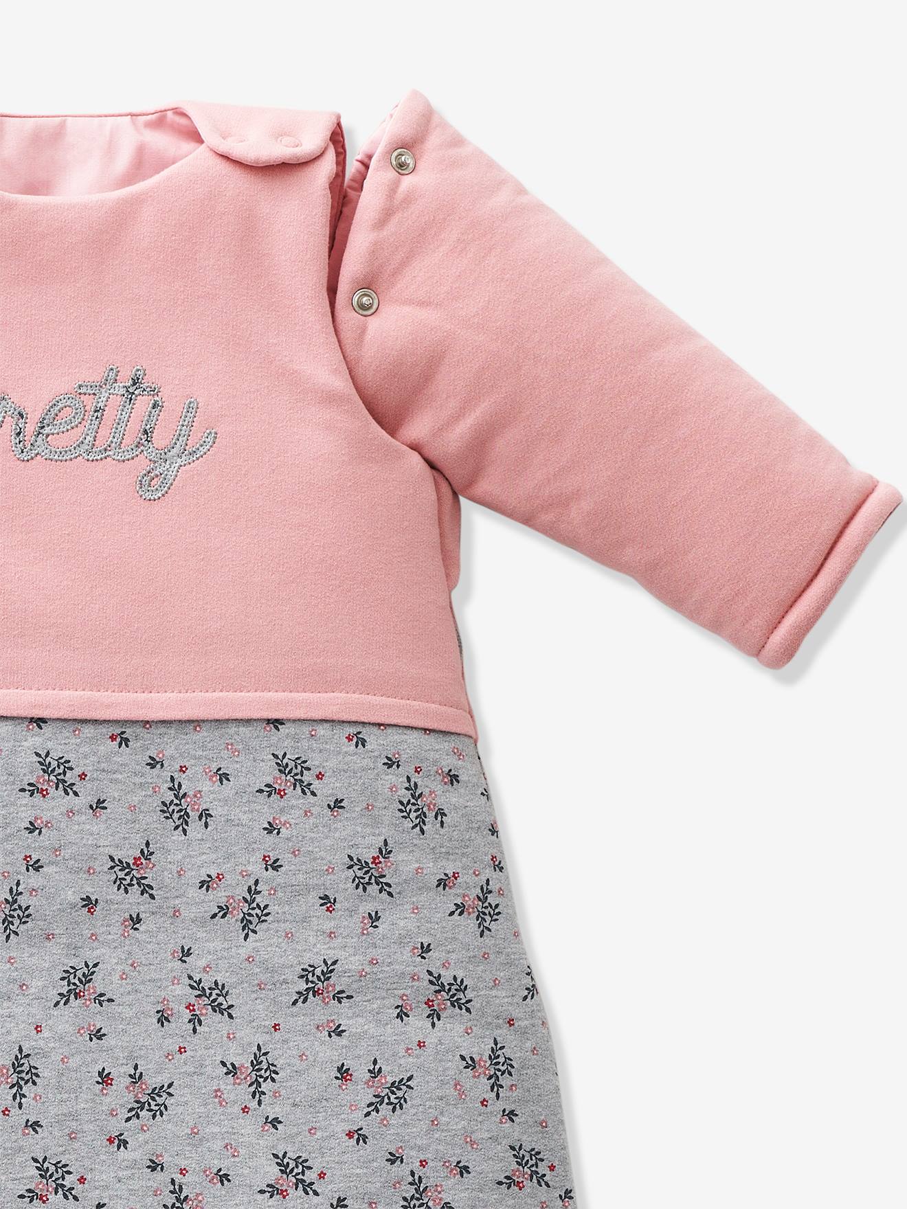 Gigoteuse manches amovibles PRETTY BABY rose / multicolore